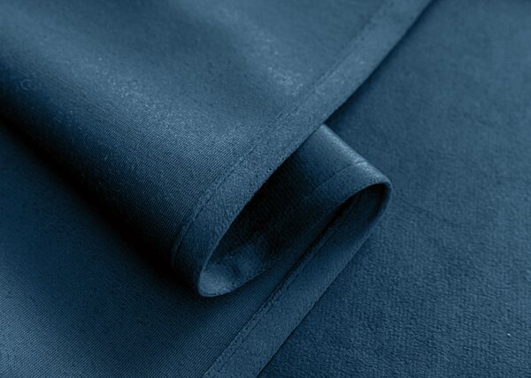 Draperie opaca DREAM VELVET 140x250 cm, petrol Agatat: Inele metalice