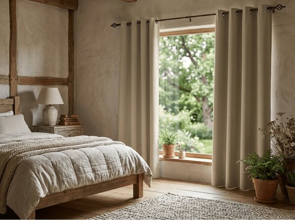 Draperie OXFORD 140x270 cm, bej deschis Agatat: Rejansa