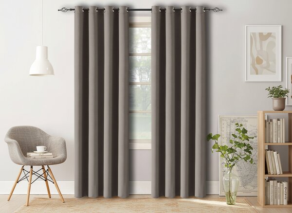 Draperie OXFORD 140x270 cm, gri-maro Agatat: Rejansa