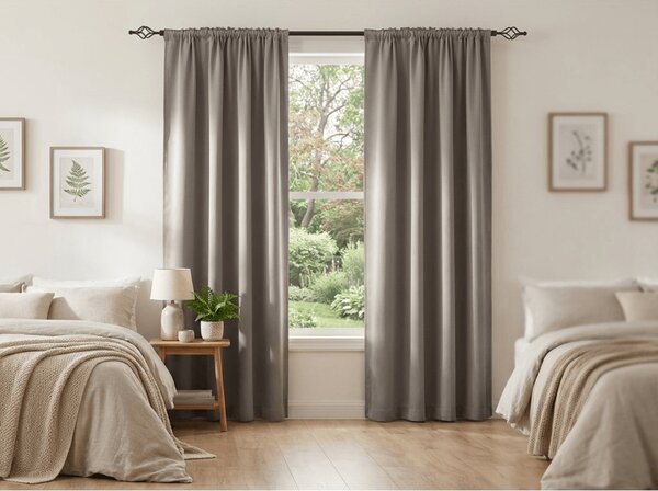 Draperie OXFORD 140x270 cm, gri-maro Agatat: Rejansa
