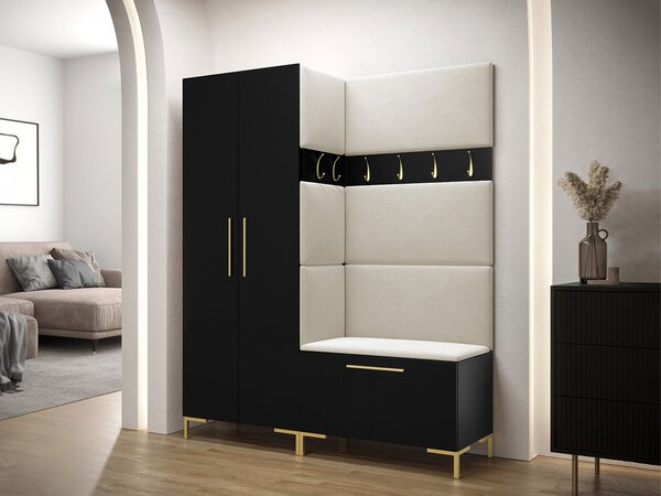 Mobilier hol Futura I (negru + bej). 1122179