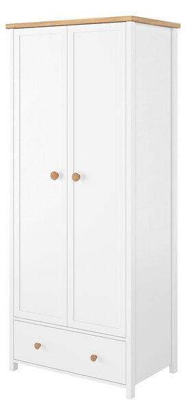 Dulap de haine Kokos KS-1 (alb + Stejar nash). 1122397