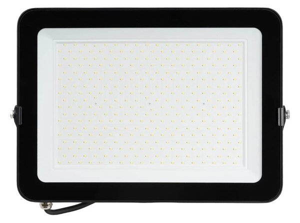 Proiector LED Novelite V2 300W 6500K IP65 Alb Rece 465x380x35mm, Solutie Iluminat Industrial Puternic pentru Santiere, Parcari si Stadioane