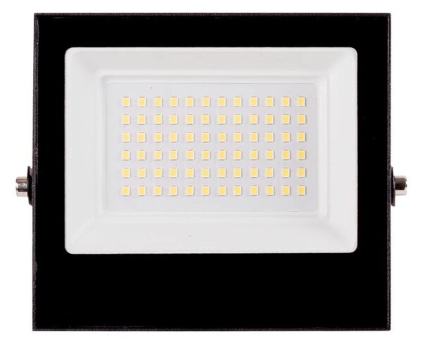 Proiector LED 50W Homelight Ultra-Slim 128x125x23 mm, Alb Rece 6400K, IP65, Eficient pentru Securitate Curti, Parcari si Fatade, Iluminat Exterior