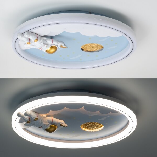 Brilagi - Plafonieră LED reglabilă pentru copii LED/42W/230V 3000/5700K astronaut