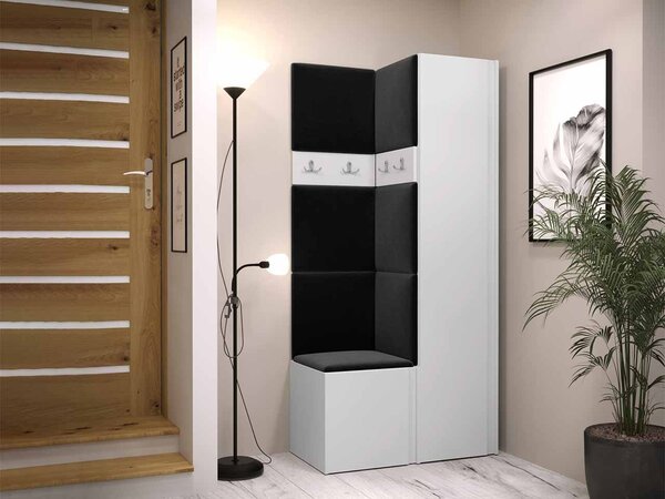 Mobilier hol Tovenaz XXIV (alb + negru). 1123031