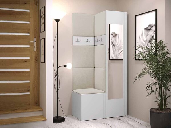 Mobilier hol Tovenaz XXV (alb + bej). 1123030