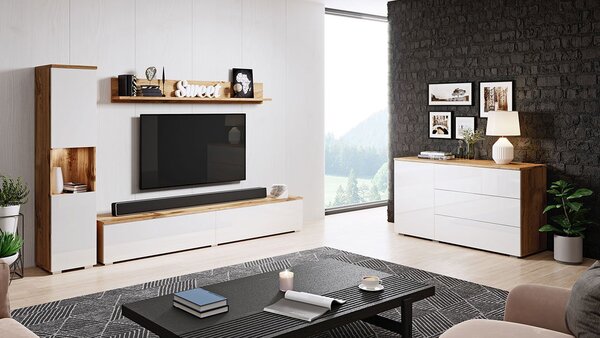 Mobilier living Nova I (wotan + Alb lucios). 1121834
