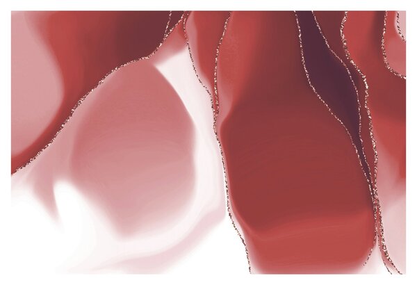 Tablou - Floare abstractă roșie N⁰3 (90x60 cm)