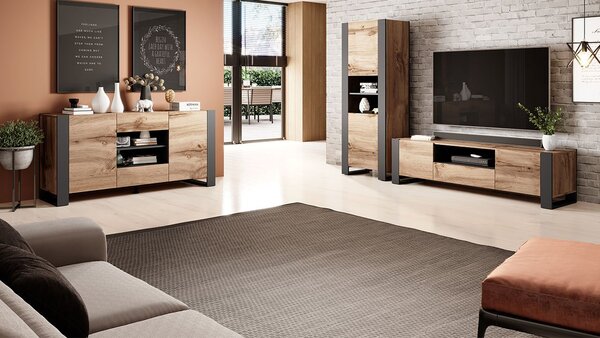Mobilier living Elexia I (wotan + antracit). 1122128