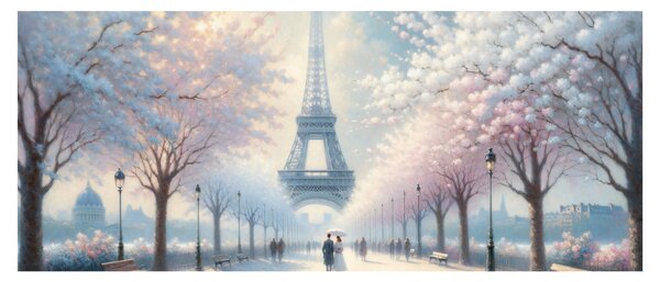 Tablou - Pictură din Paris (120x50 cm)