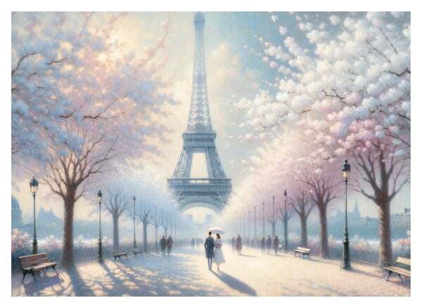 Tablou - Pictură din Paris (70x50 cm)