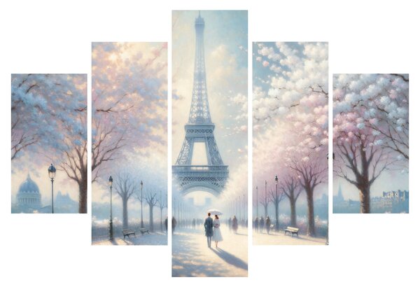 Tablou - Pictură din Paris (150x105 cm)