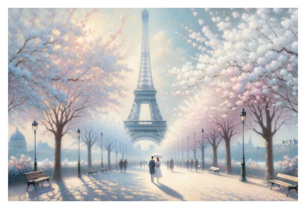 Tablou - Pictură din Paris (90x60 cm)