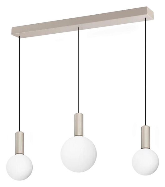 Ideal Lux - Lustră LED suspendată cu cablu ODEON LED/20W/230V CRI 90 bej/alb