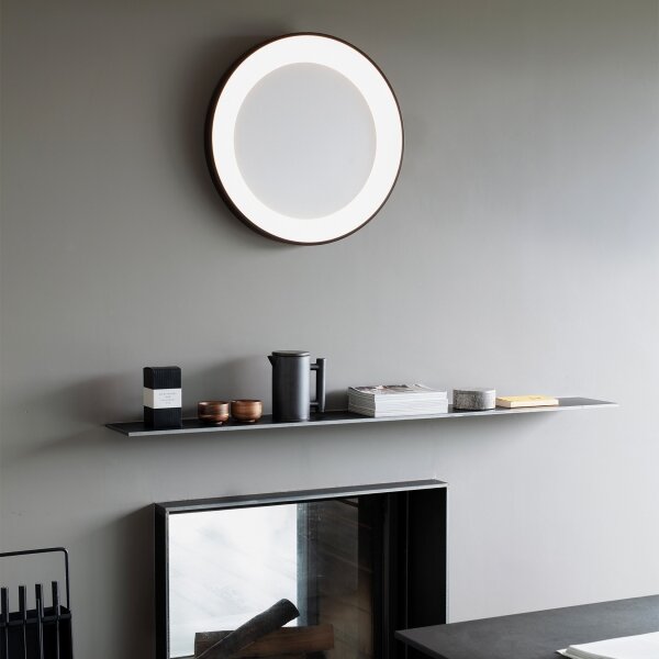 Ideal Lux - Plafonieră LED PLANET, 29 W, 230 V, CRI 90, diam. 60 cm, negru