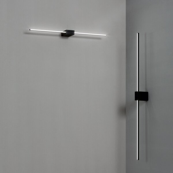 Ideal Lux - Aplică LED pentru tablouri THEO, 12W, 230V, 75 cm, CRI 90, neagră