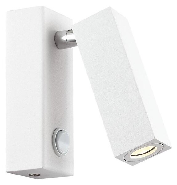 Ideal Lux - Aplica spot LED de perete PAGE, 3W, 230V, CRI 90, alb