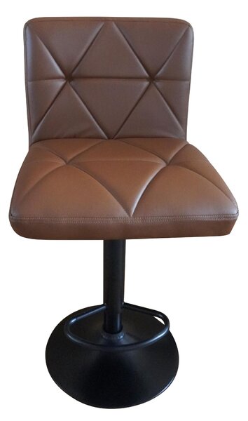 Scaun bar Seley (piele ecologică maro + negru). 1119381