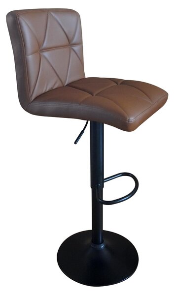 Scaun bar Seley (piele ecologică maro + negru). 1119381