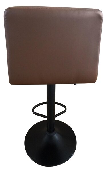 Scaun bar Seley (piele ecologică maro + negru). 1119381