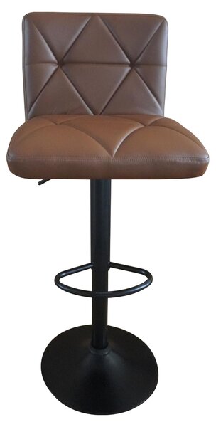 Scaun bar Seley (piele ecologică maro + negru). 1119381