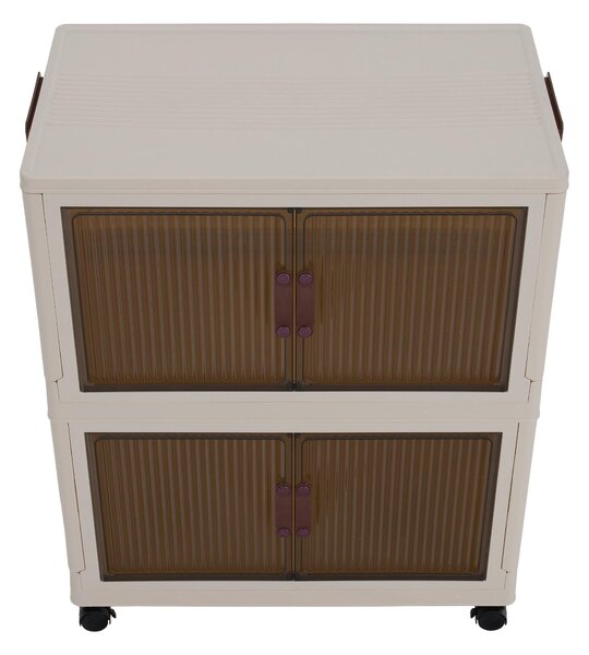 Dulap Pillia 1 (alb + maro). 1119426