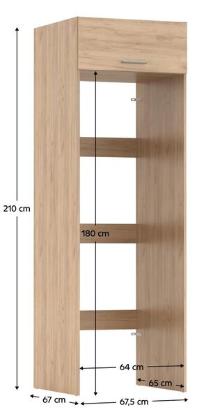 Dulap Jerry (stejar artisan). 1119430
