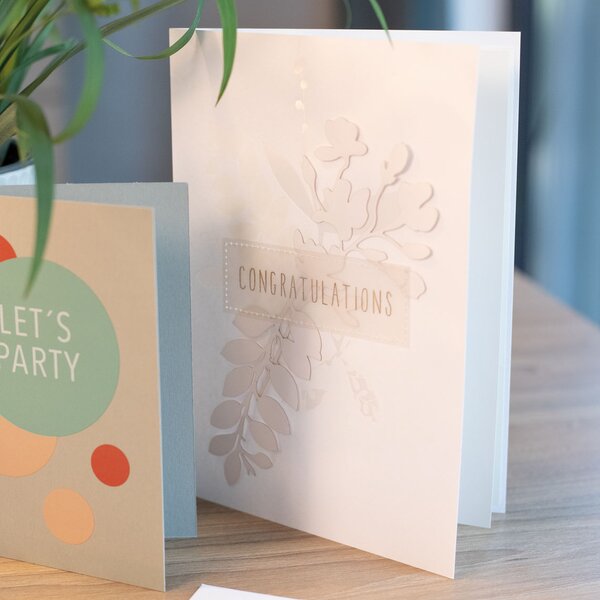 Felicitare de hartie pentru ziua de nastere FLOWER CARD XXL