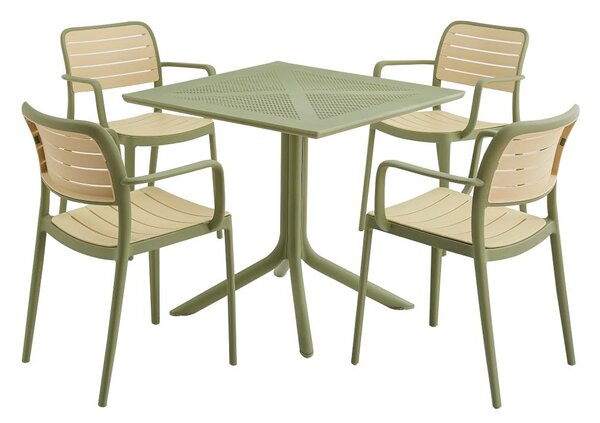 Scaun de grădină Kartos 2 (verde + bej). 1119457