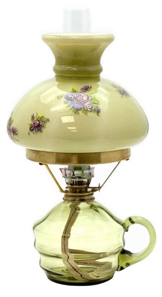 Lampă cu petrol KLÁRA 34 cm verde pădure