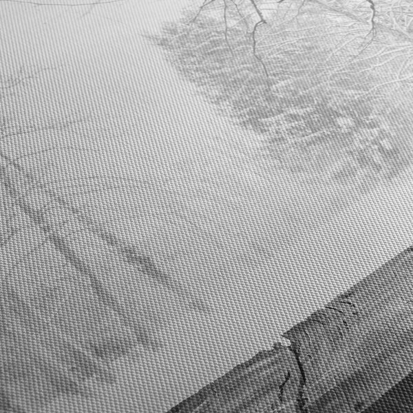 Tablou - Pier de lemn în timpul iernii (70x50 cm)
