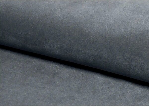 Fotoliu KARO, stofa catifelata gri deschis - Bluvel 14/fag, 78x75x76 c