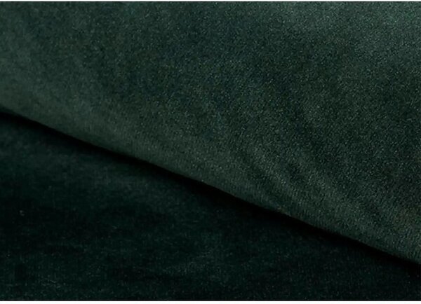 Fotoliu KIER, stofa catifelata verde - Bluvel 78/fag, 76x75x90 cm