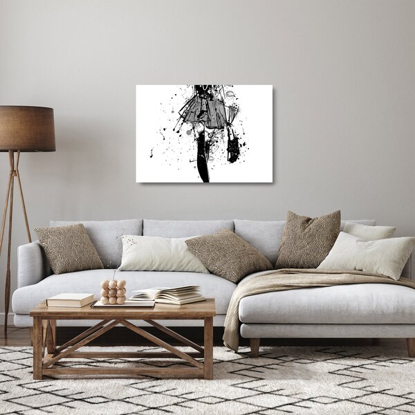 Tablou pe sticlă - Spectacol de modă (70x50 cm)