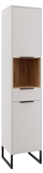 Dulap Cubin 01 (alb + stejar artisan). 1119510