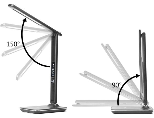 Lampă LED dimabilă cu încărcare fără fir KINGFISHER LED/8,5W/230V negru Immax 08965L