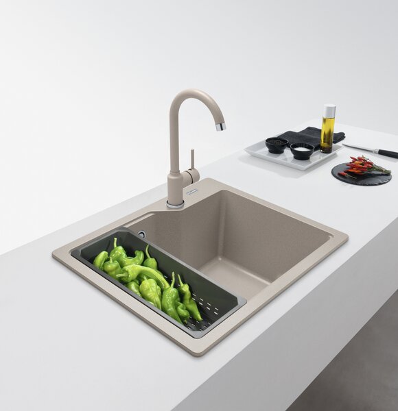 Franke Urban chiuvetă din granit 56x50 cm bej 114.0687.260