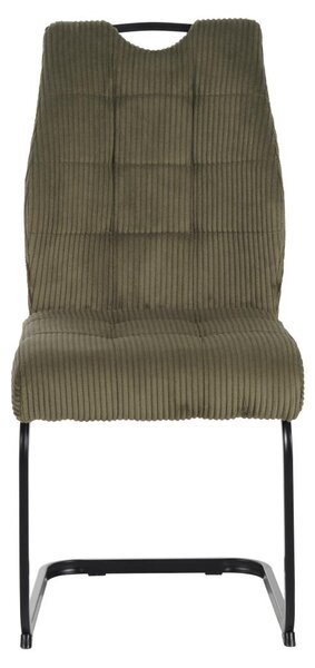 Scaun sufragerie Kalme (verde + negru). 1119543