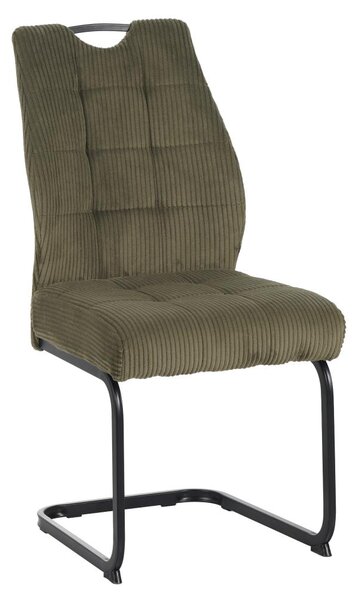 Scaun sufragerie Kalme (verde + negru). 1119543