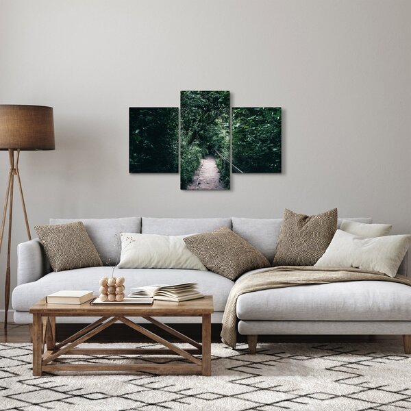 Tablou - Drumul prin pădure (90x60 cm)
