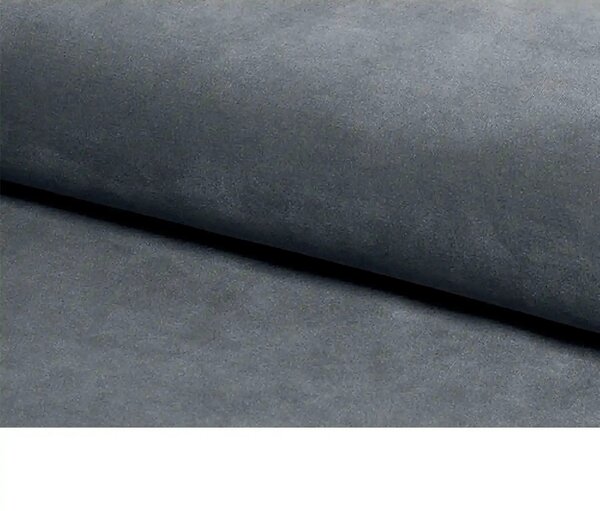Fotoliu recliner SPENCER 1, gri/negru, stofa catifelata/metal, 80x94/1
