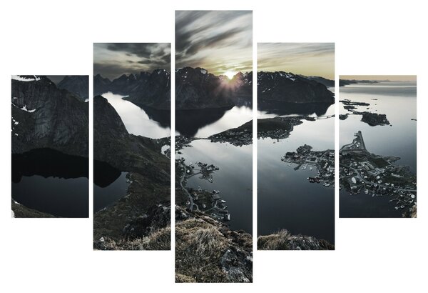 Tablou - Munții norvegieni (150x105 cm)