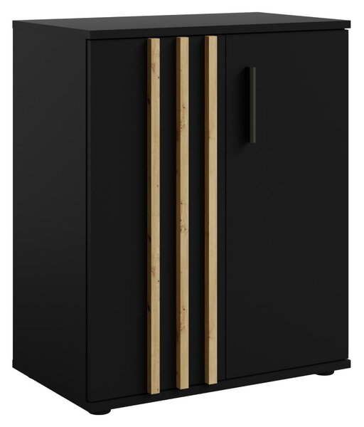 Dulap Tullin 1 (negru + stejar artisan). 1119599