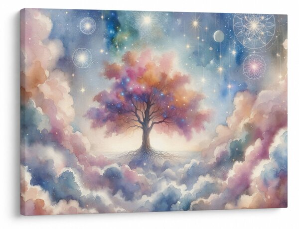 Tablou – Arborele vieții printre nori (70x50 cm)