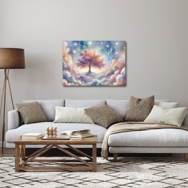 Tablou – Arborele vieții printre nori (70x50 cm)
