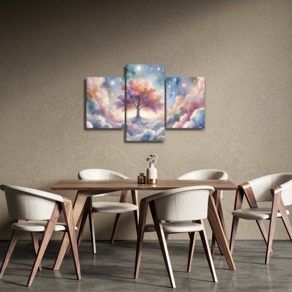 Tablou – Arborele vieții printre nori (90x60 cm)