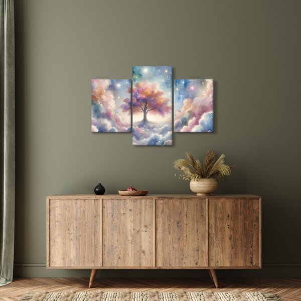 Tablou – Arborele vieții printre nori (90x60 cm)