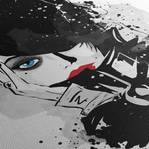 Tablou - Femeia misterioasă (120x50 cm)