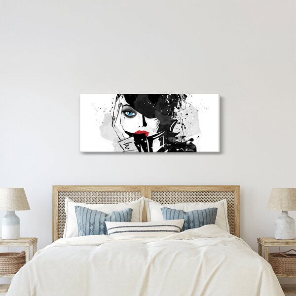 Tablou - Femeia misterioasă (120x50 cm)